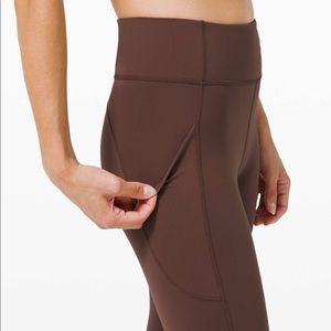 New Brown Lululemon Invigorate Leggings